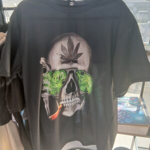 Smoking Skull Polyester XL