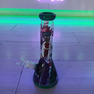 Rick Painted Glass Bong