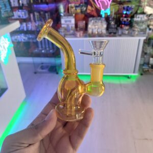 Mini glass bong